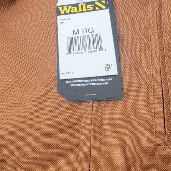 Walls Men's Insulated Bomber Jacket . Brown. Pockets, Hoodie, Articulated sleeve - Picture 8 of 9